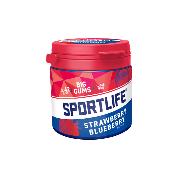 Sportlife strawberry blueberry jar (4x 99g)