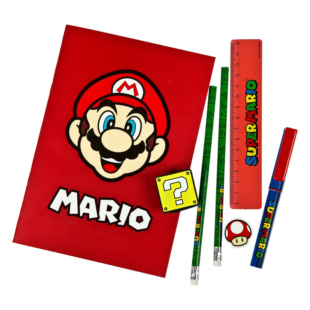 Conjunto de redação de Super Mario, 7dlg.