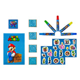 SET SUPER MARIO Mega Stamp Set