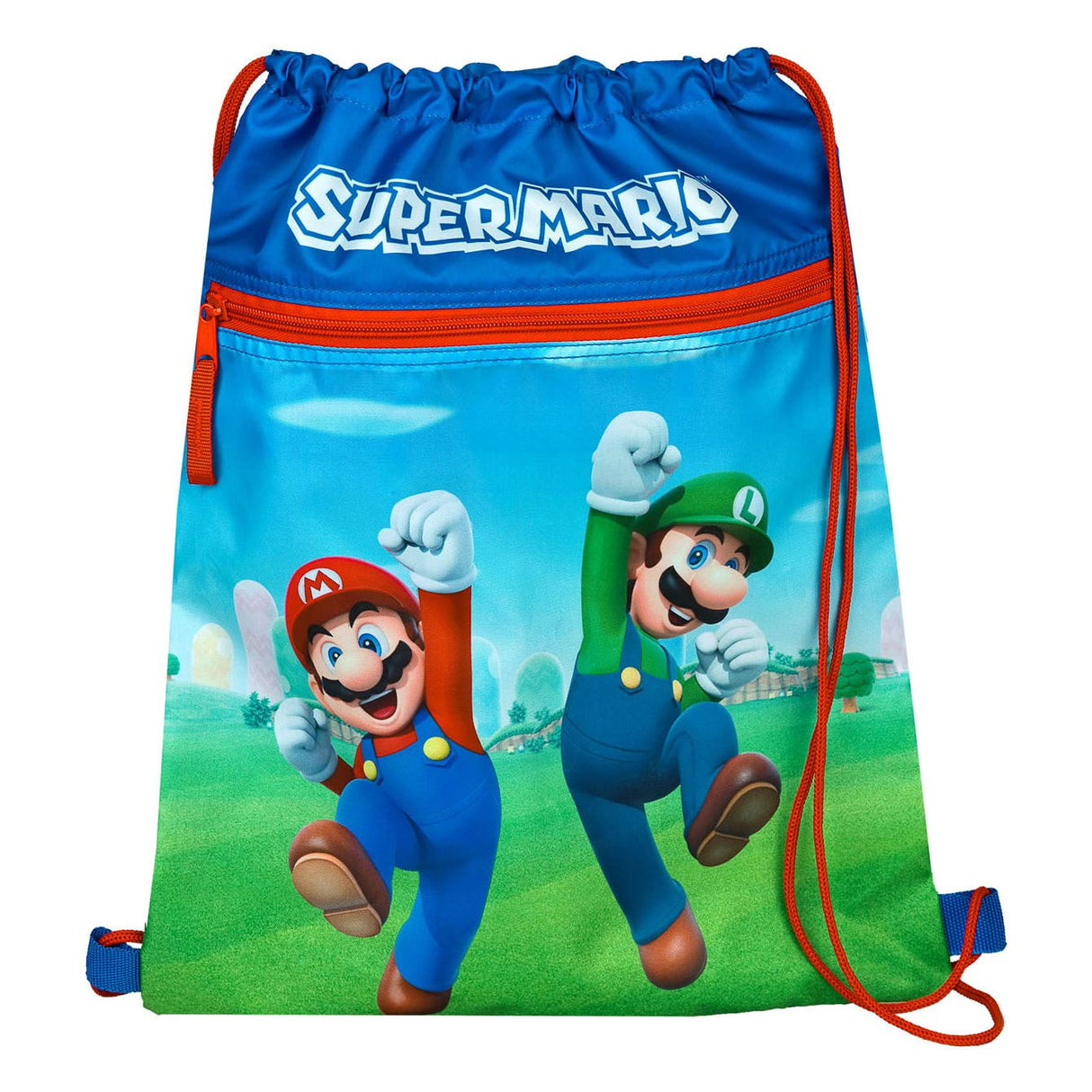 Super Mario backpack with cords