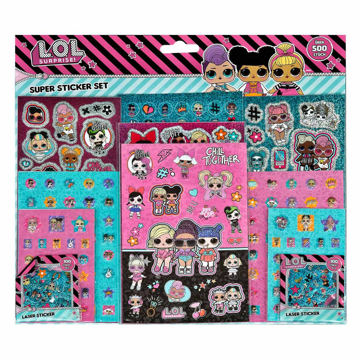 L.O.L overraskelse! Super Sticker Set, 500.