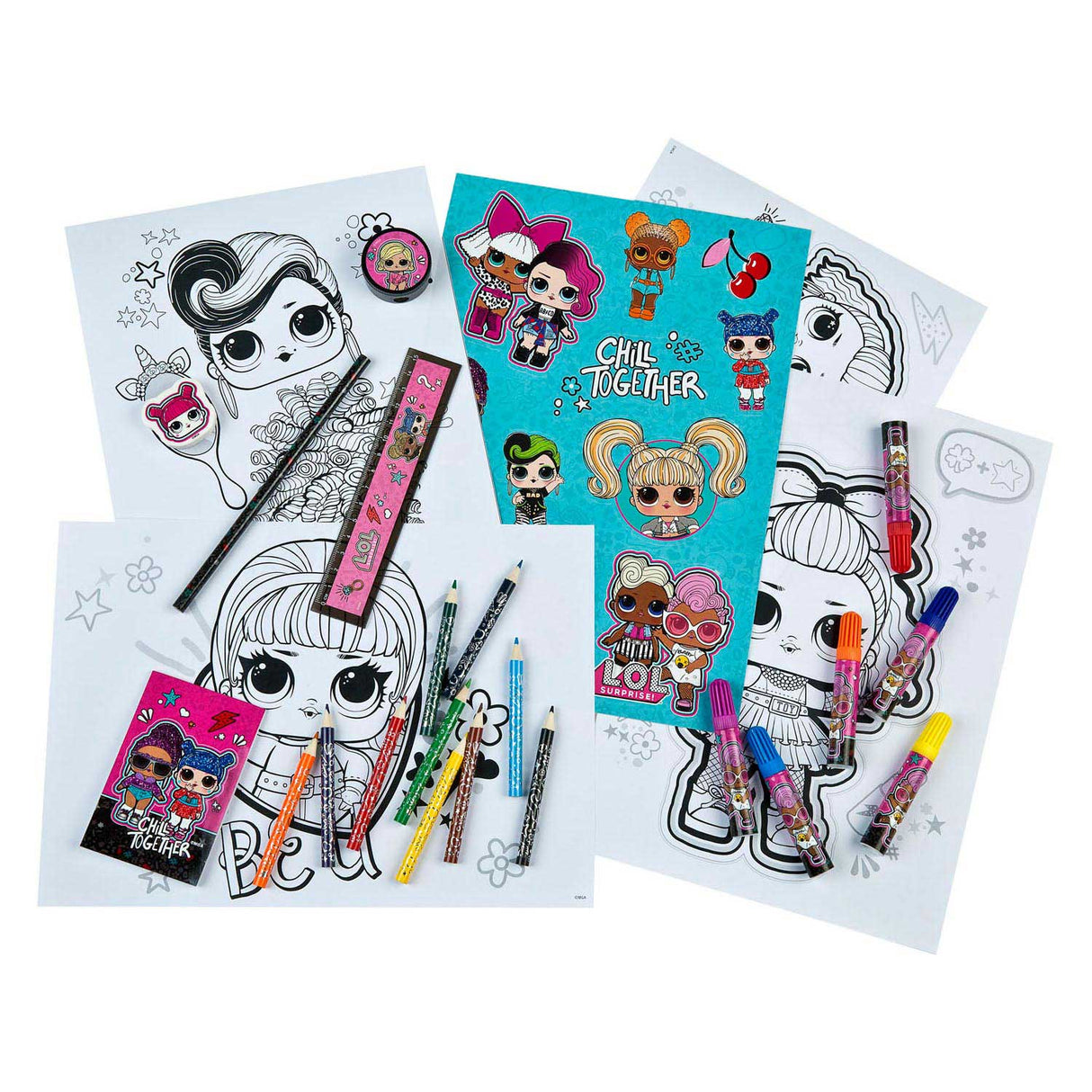 L.O.L Surprise Stationery Toren, 35DLG.