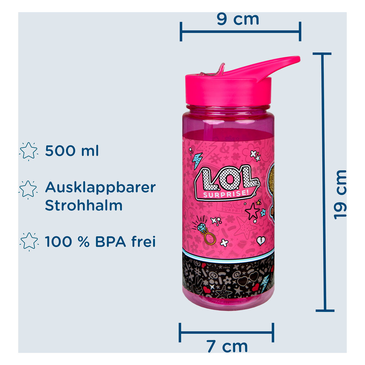 L.O.L. Překvapení! Pití láhve, 500 ml