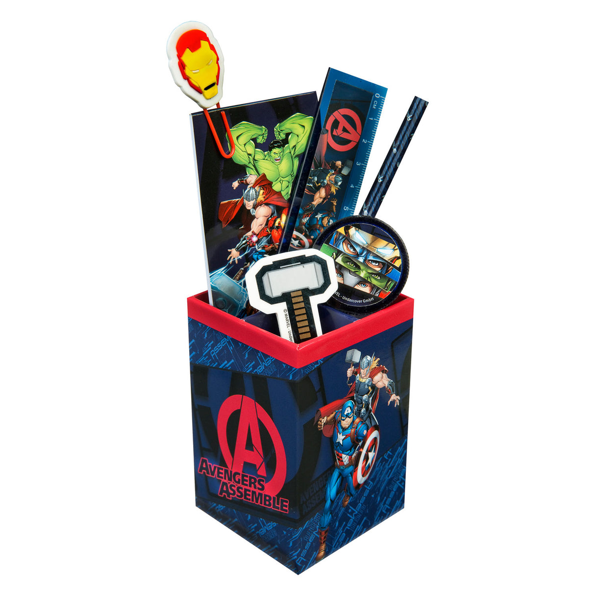Conjunto de mesa dos Vingadores, 7dlg.