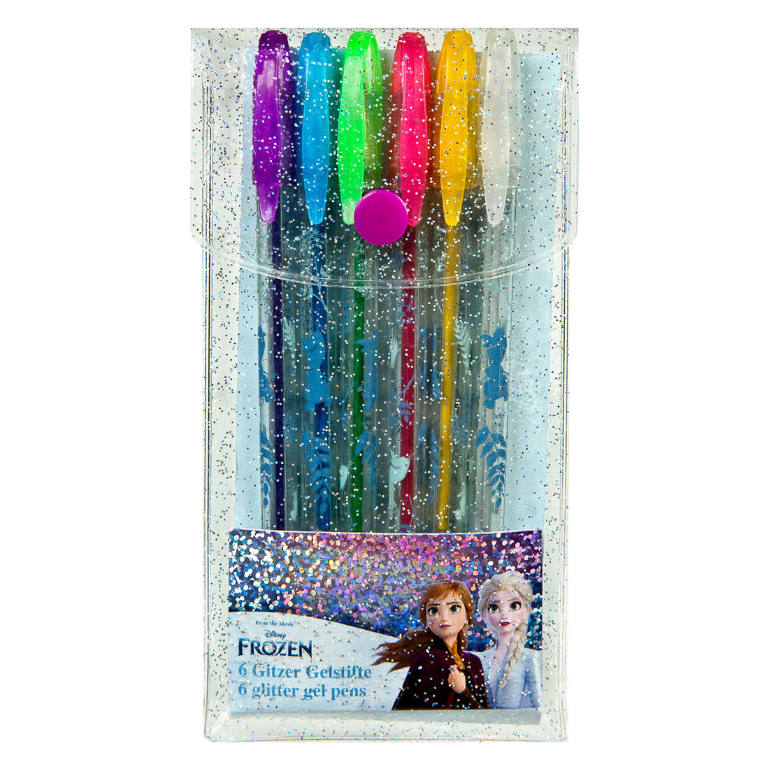 Undercover Frozen glitter gel pens, 6 pcs.