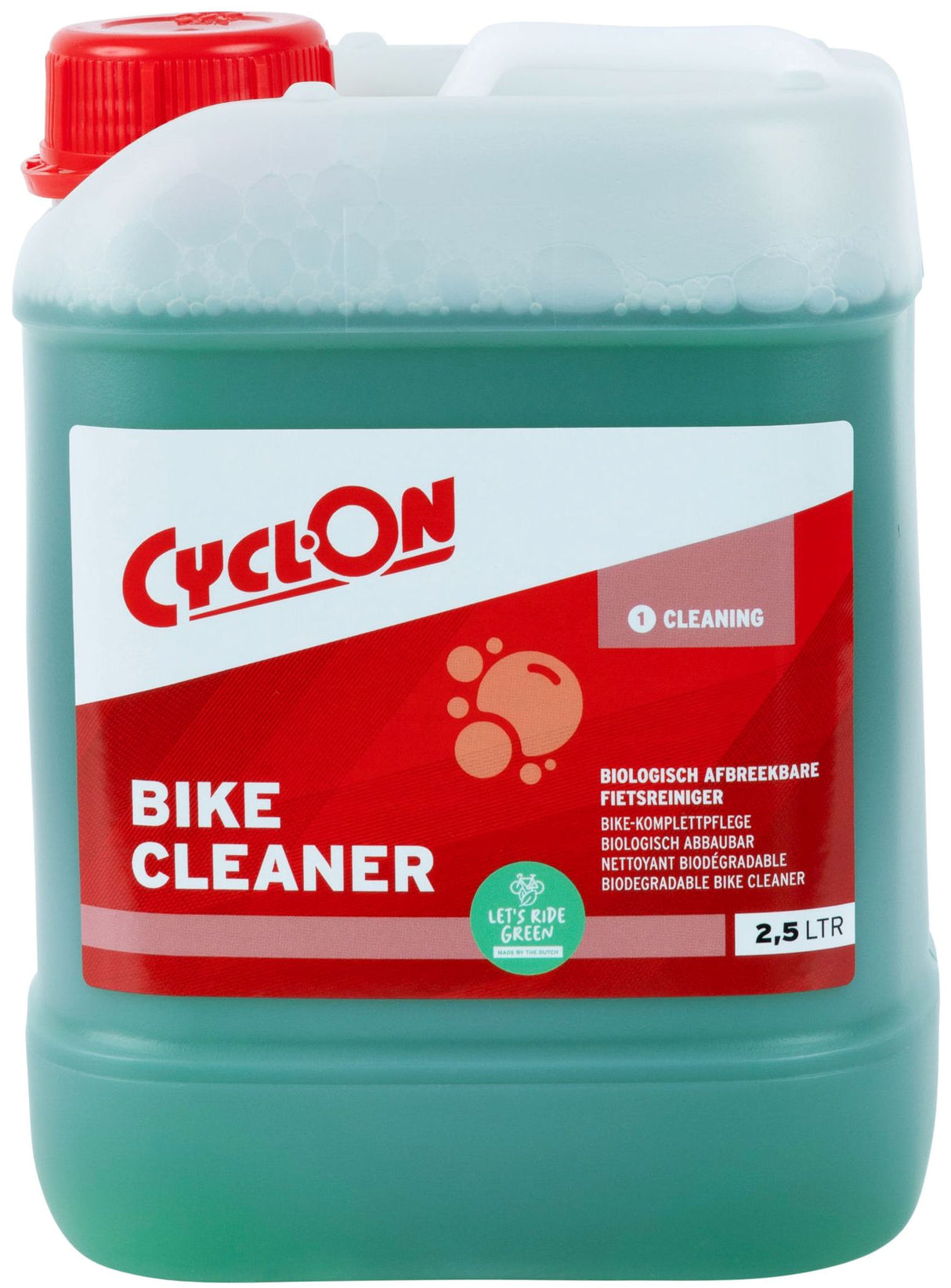 Limpador de bicicleta orgânico de ciclon 2,5 litros
