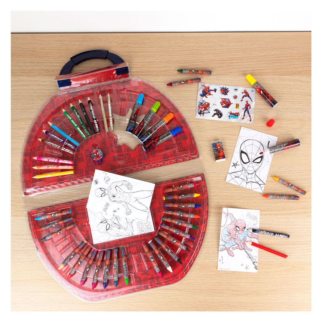 Spiderman Color koffert, 51dlg.