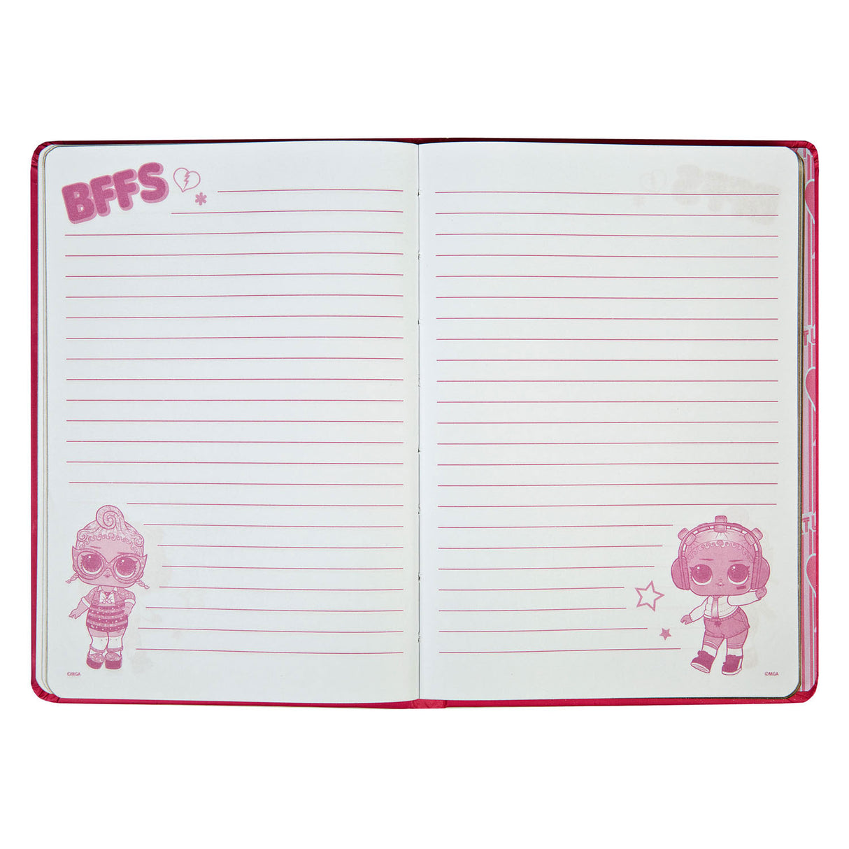 Undercover notebook L.O.L. Suprise with magnetic closure