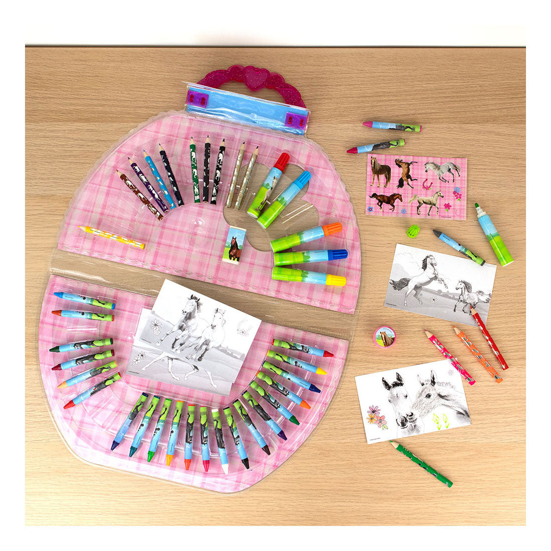 Undercover spalvos lagaminas arkliukai, 51 vnt.