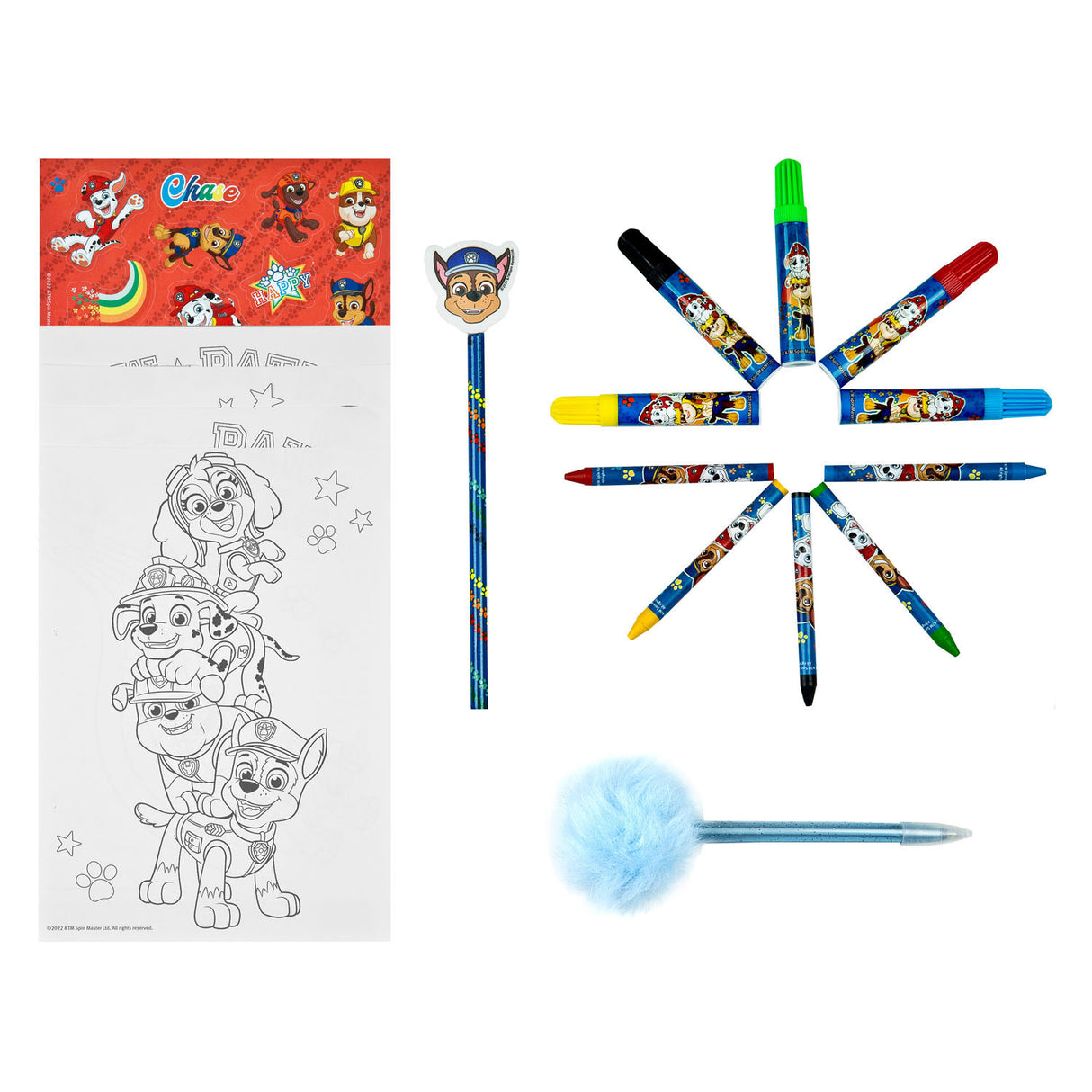 Undercover Color Set Paw Patrol in Backpack