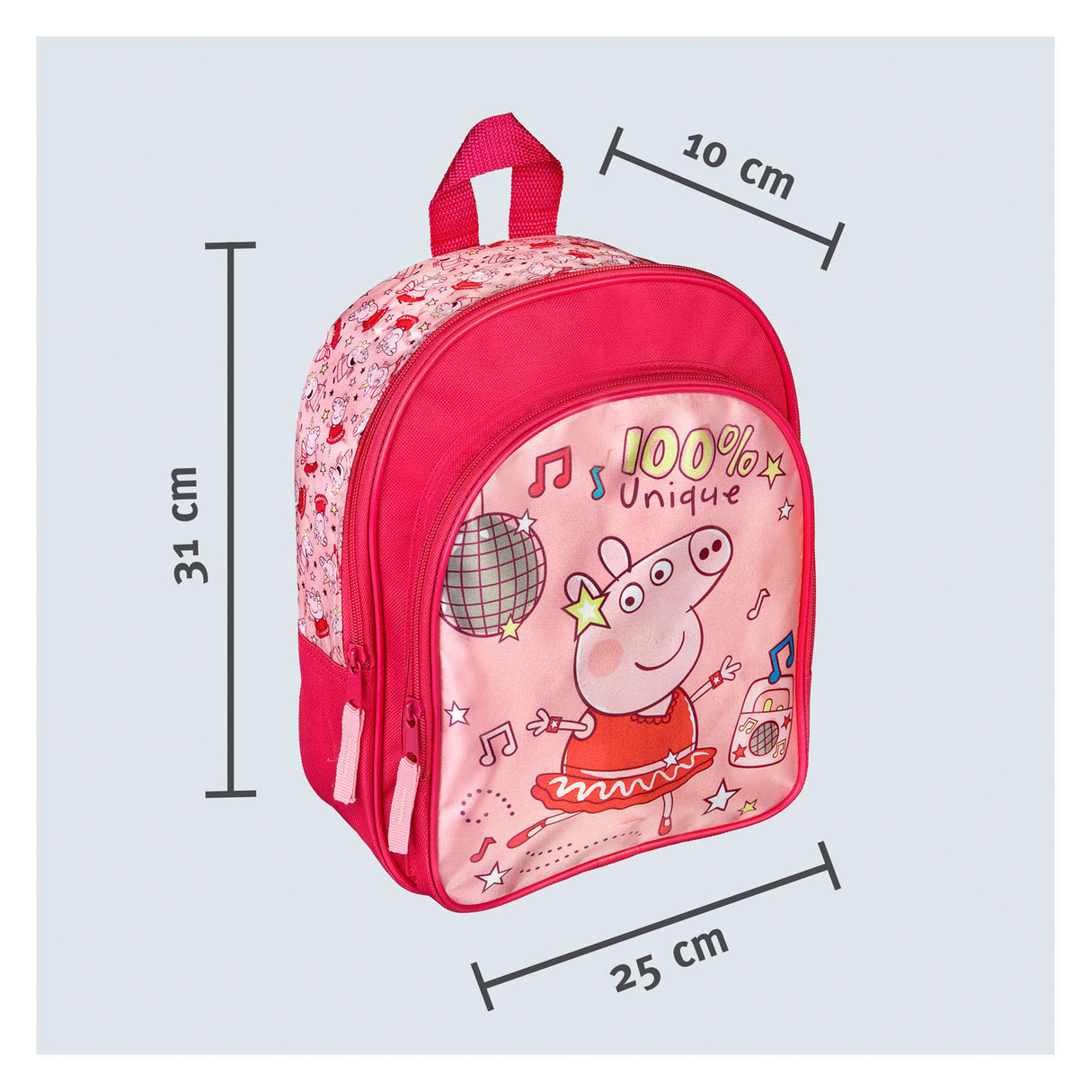 Undercover Backpack with Peppa Pig front pocket