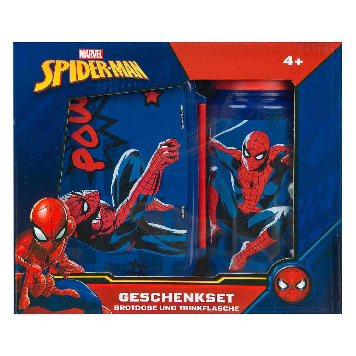 Tajna koš za kruh in pitje steklenic Spiderman
