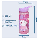Podkrit areo pitje steklenic peppa prašič, 500ml