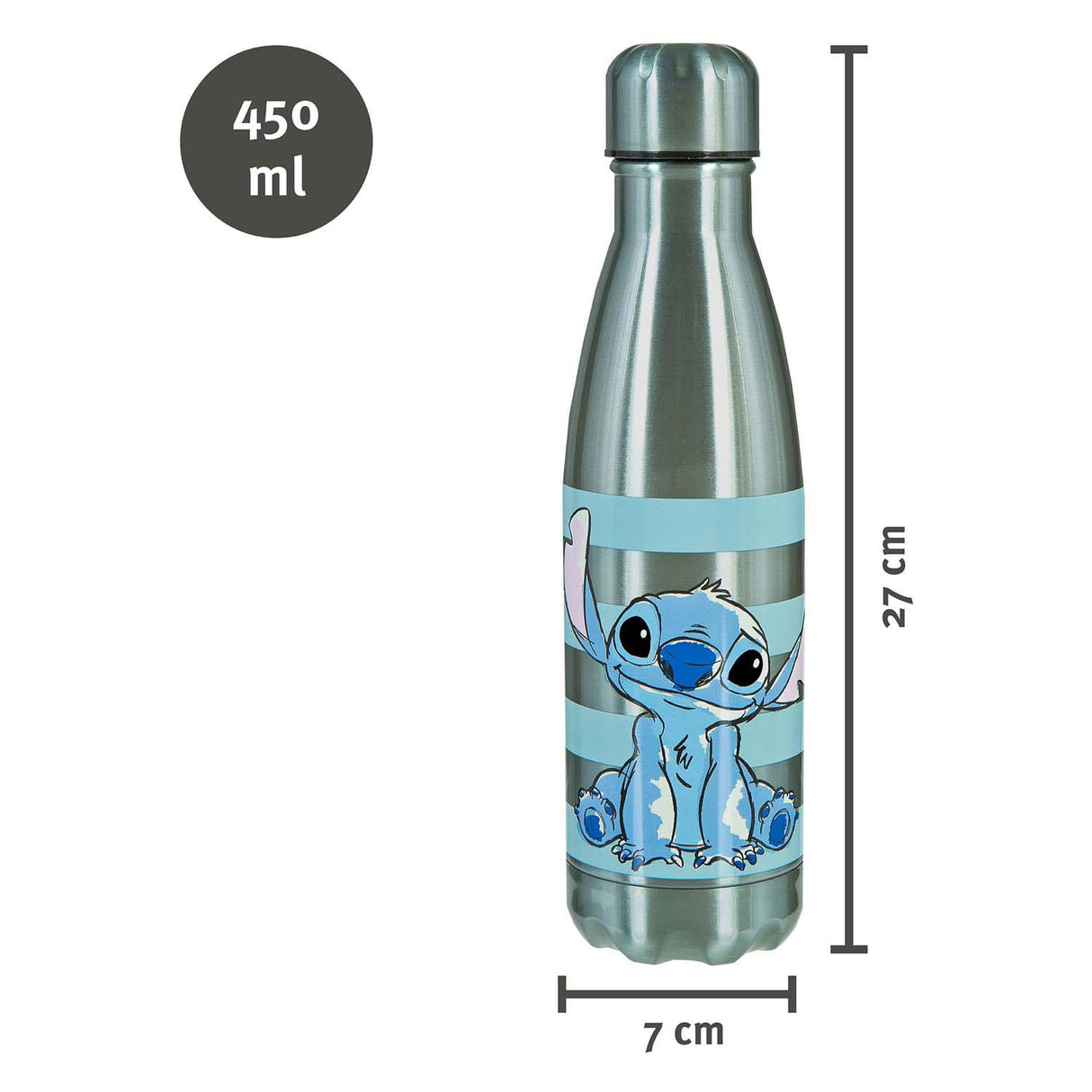 Podkriv za plastenko iz nerjavečega jekla, 500ml