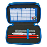 Skrytě plněný penál super mario 3 přihrádky