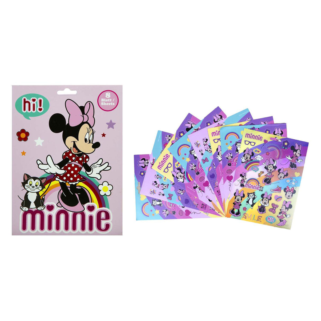 Undercover Stickerboek Minnie Mouse with 8 sheets