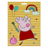 Undercover nálepky na knihu Peppa Pig s 8 listy