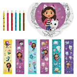 Undercover Gabby's dollhouse creative coloring set in case
