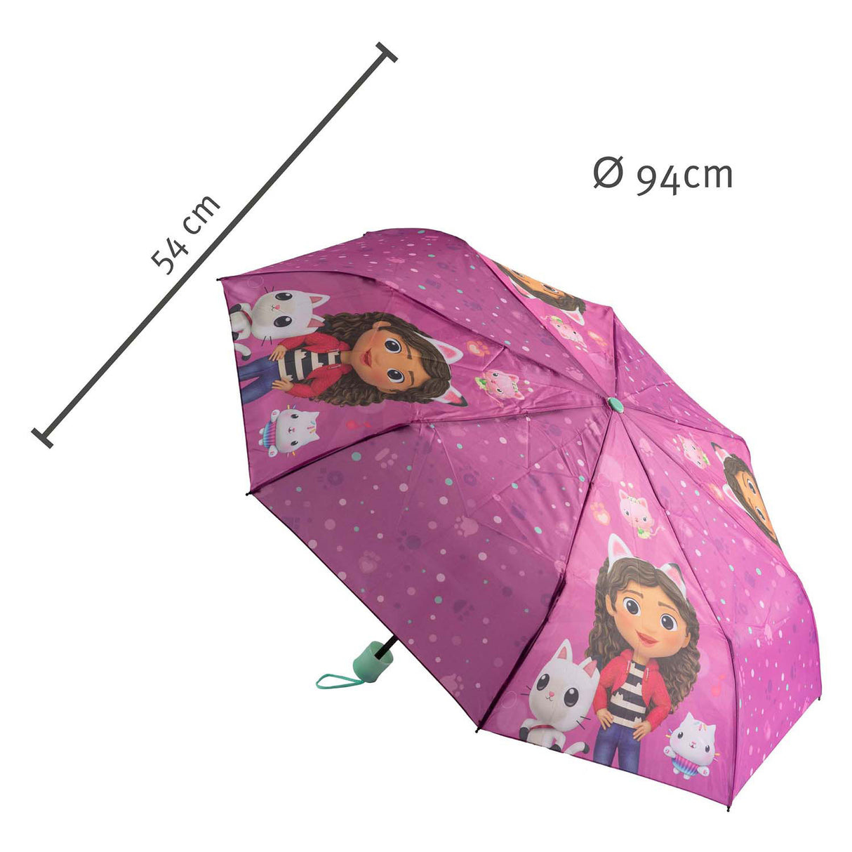 Undercover parasol Gabby's Poppenhuis, 94 cm