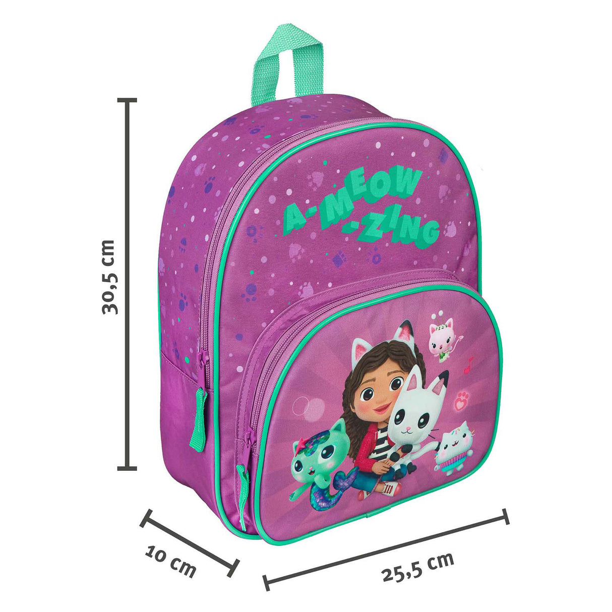 Undercover Backpack with Gabby's dollhouse front pocket