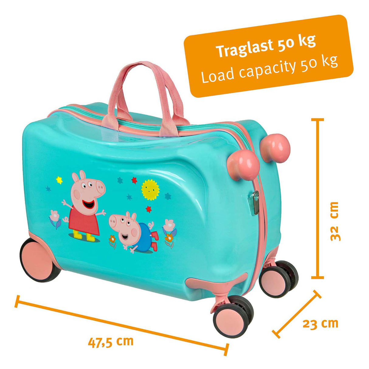 Undercover trolley case ride-on Peppa Pig