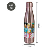 Nerjavno jeklo s podkritjem Barbie, 450ml