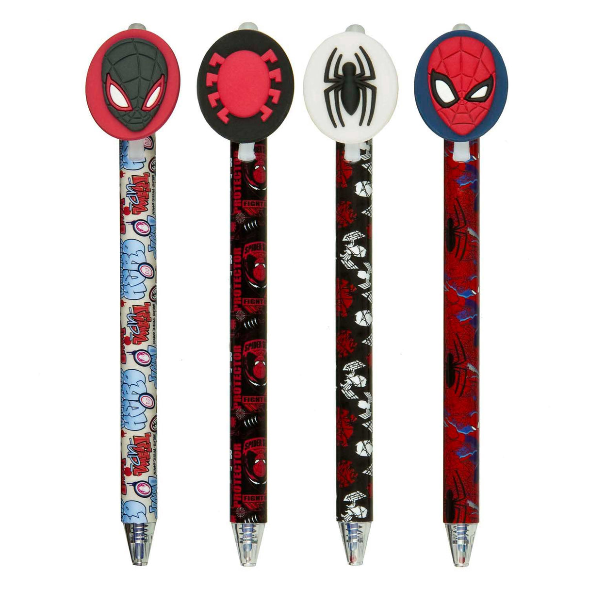 Undercover erasable gel pen spiderman