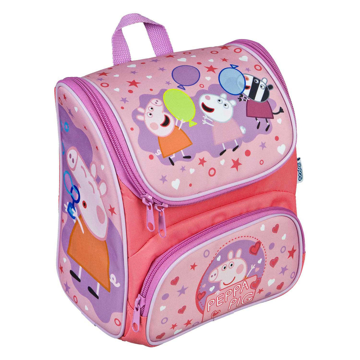 Mochila disfarçada rosa - Peppa Pig