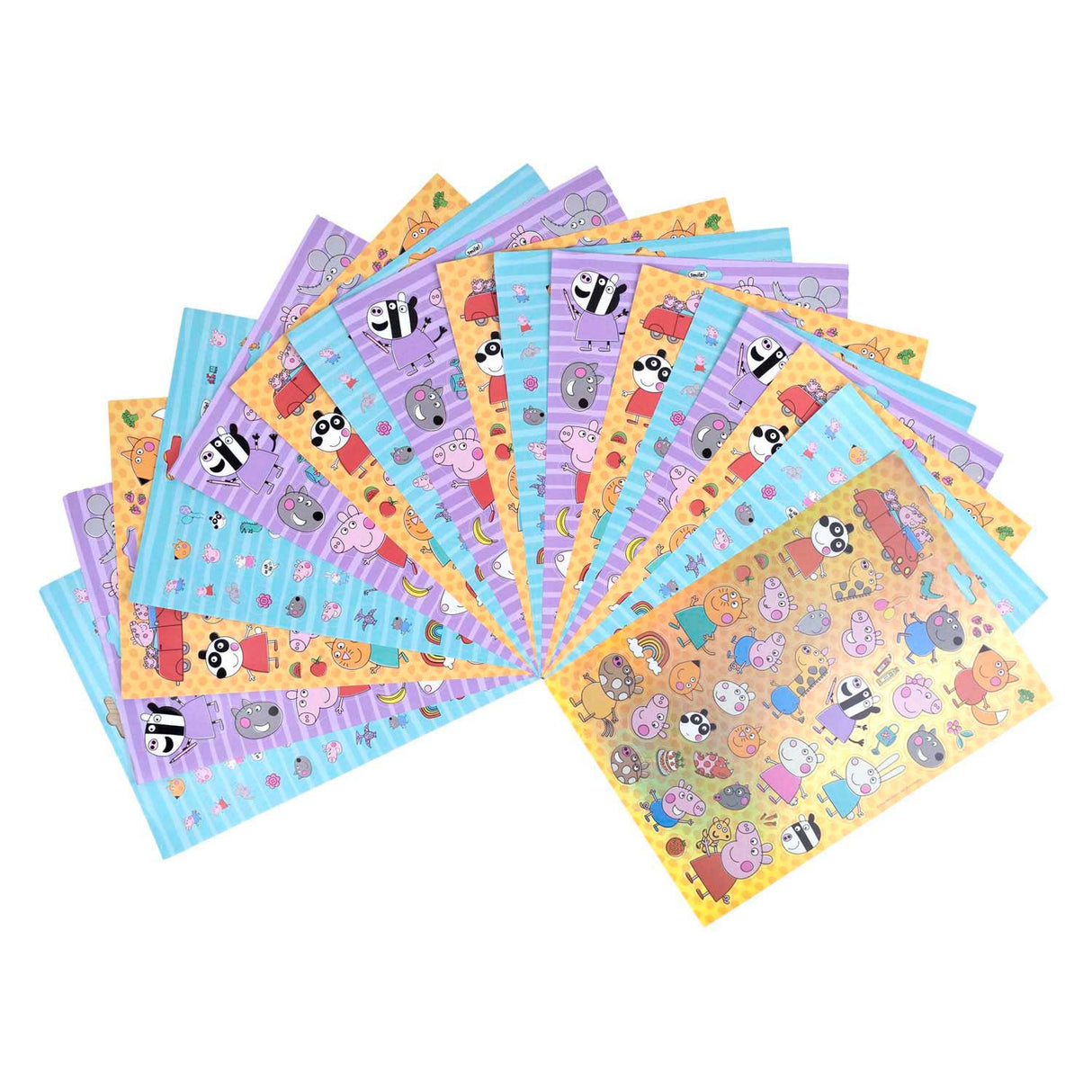 Undercover sticker sheets peppa pig - 1000 pcs.