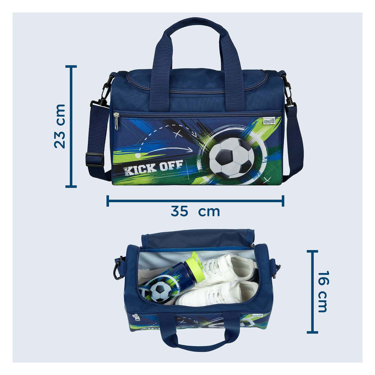Undercover sports bag football