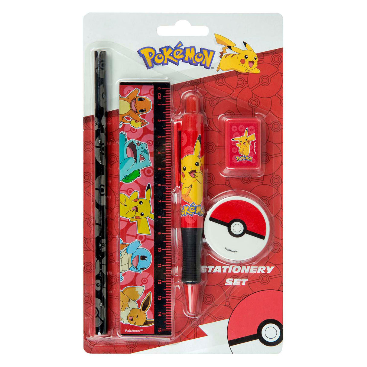 Undercover writing set pokemon - 5 pcs.