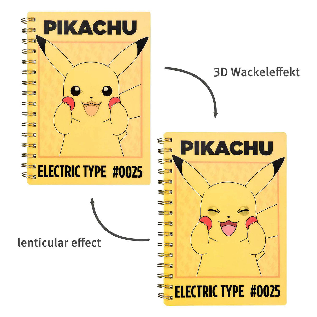Undercover notesbog pikachu