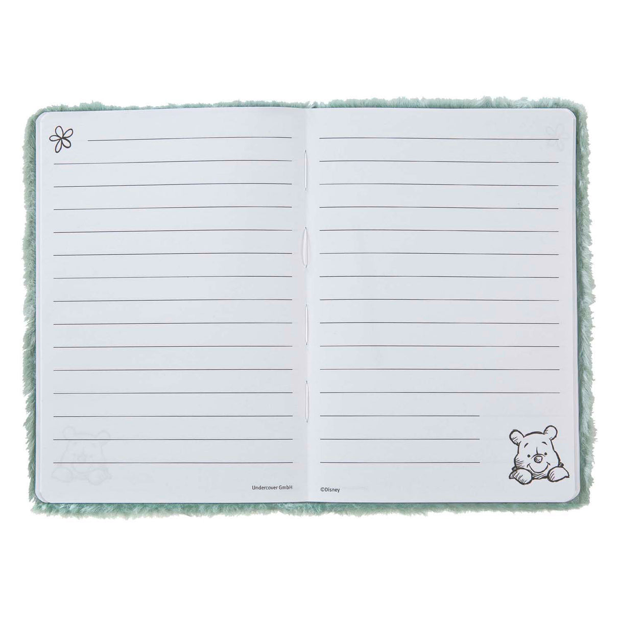 Undercover pluche notitieboek a5 winnie de poeh