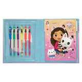 Undercover kleurset met gelpennen gabby's poppenhuis