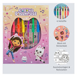 Undercover kleurset met gelpennen gabby's poppenhuis
