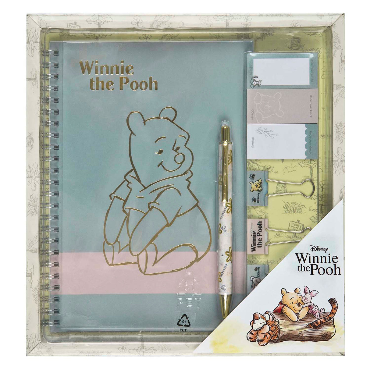 Undercover notitieblok set winnie de poeh - 8dlg.