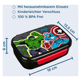 Undercover Mëttegiessen Bin mat Insert Marvel Avengers