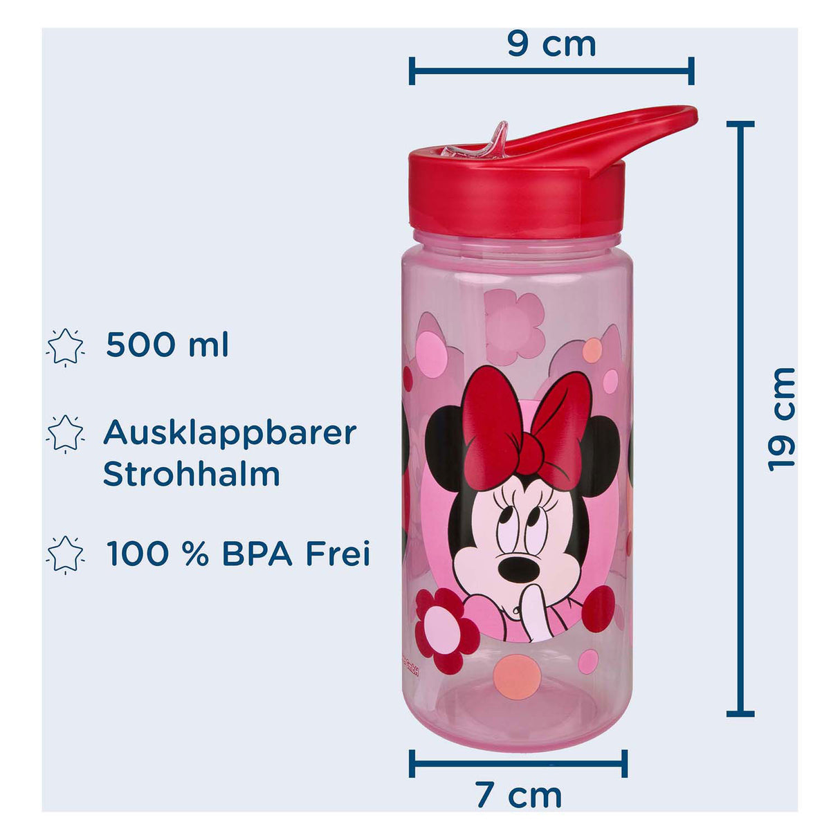 Undercover aero drikkeflaske minnie mouse - 500ml