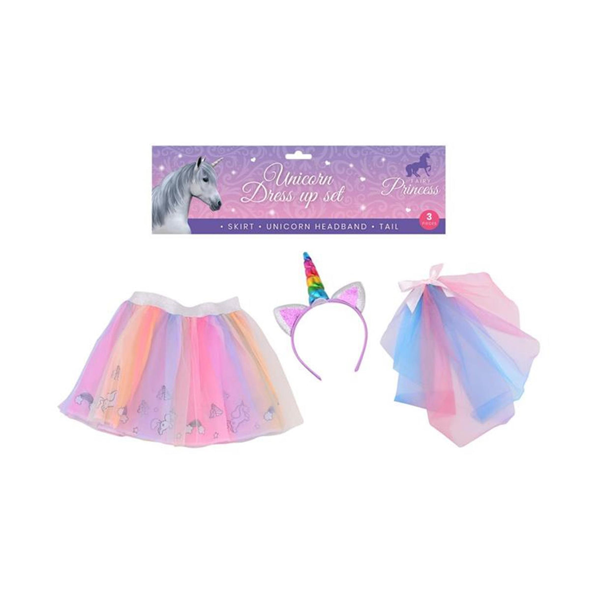 Johntoy unicorn dress-up set 3-piece