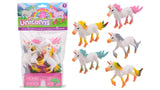 Фигурки за игра Johntoy Unicorn, 5 бр.