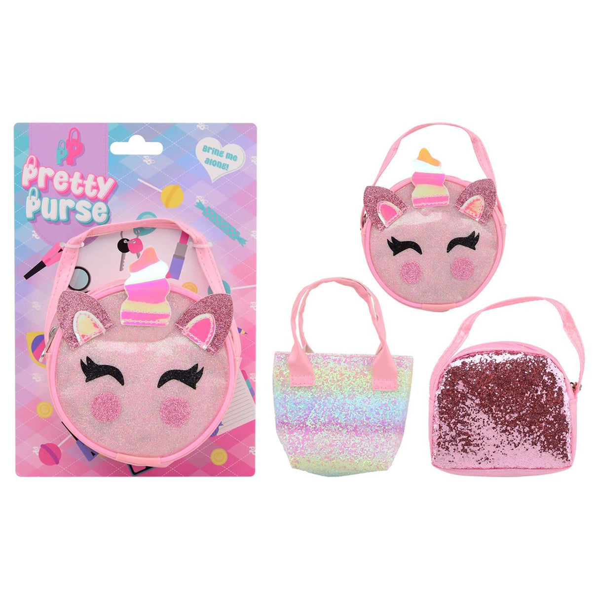 Johntoy fantastic glamour handbag glitter