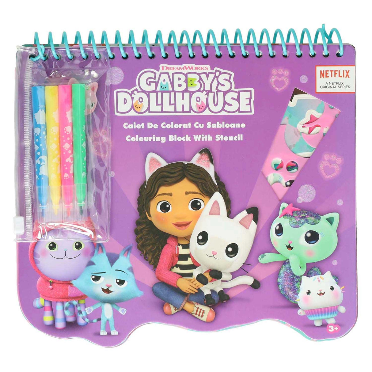 Gabby's Dollhouse Color Block con segnali e modelli