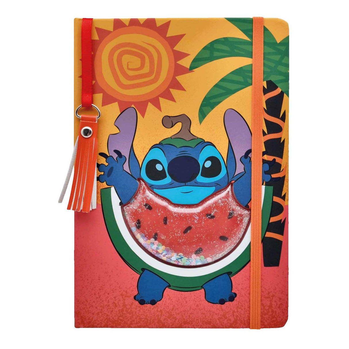 Stitch notebook glitter watermelon