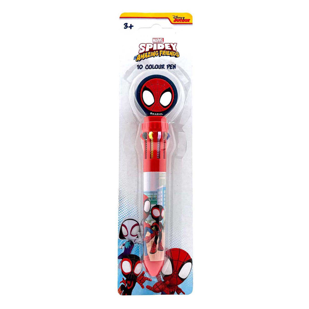Marvel Spidey 10-Color Pen with Topper