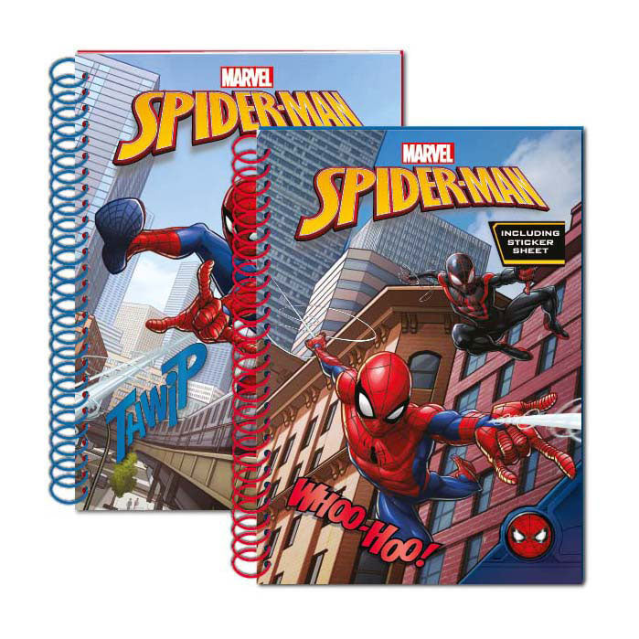 Spiderman Glitter Notebook