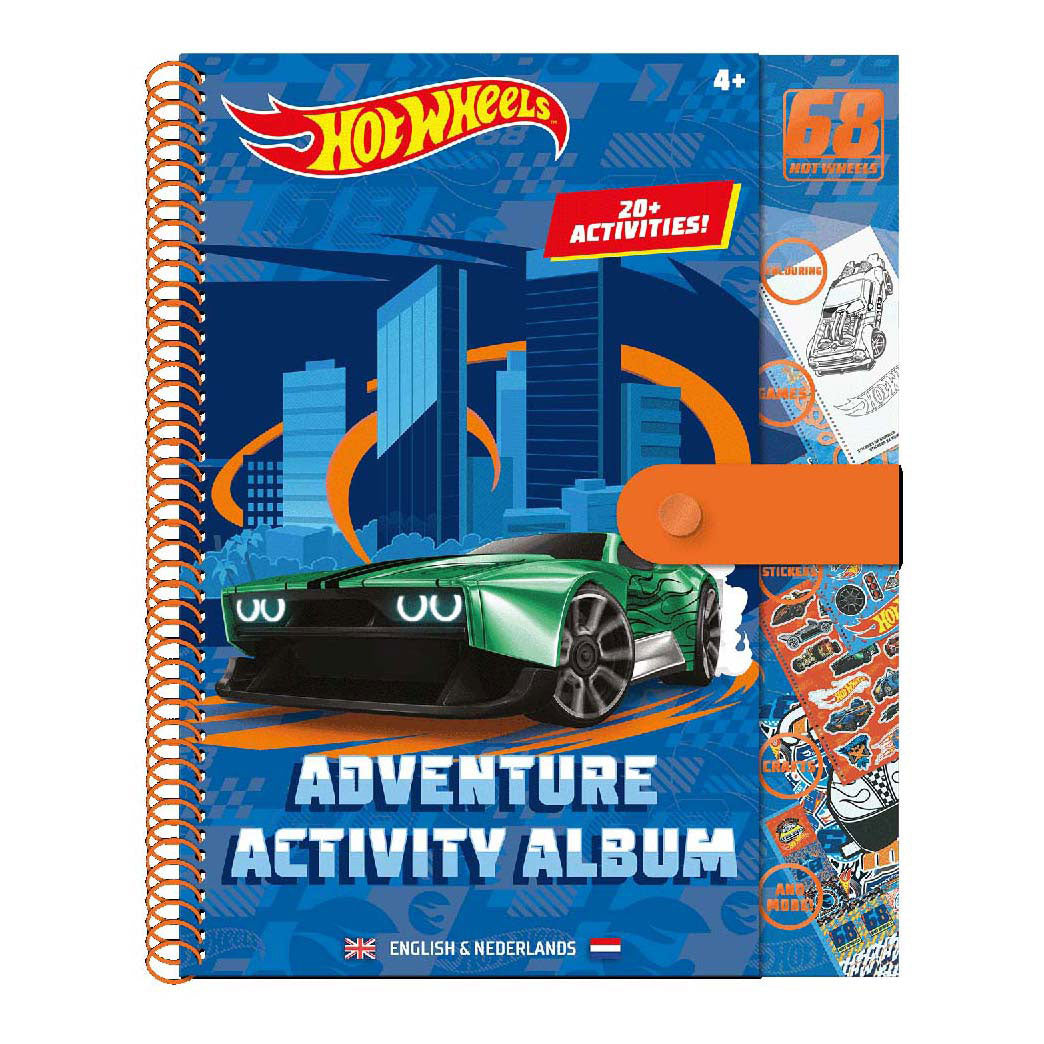 Hot Wheels Adventure Activity book with stickers