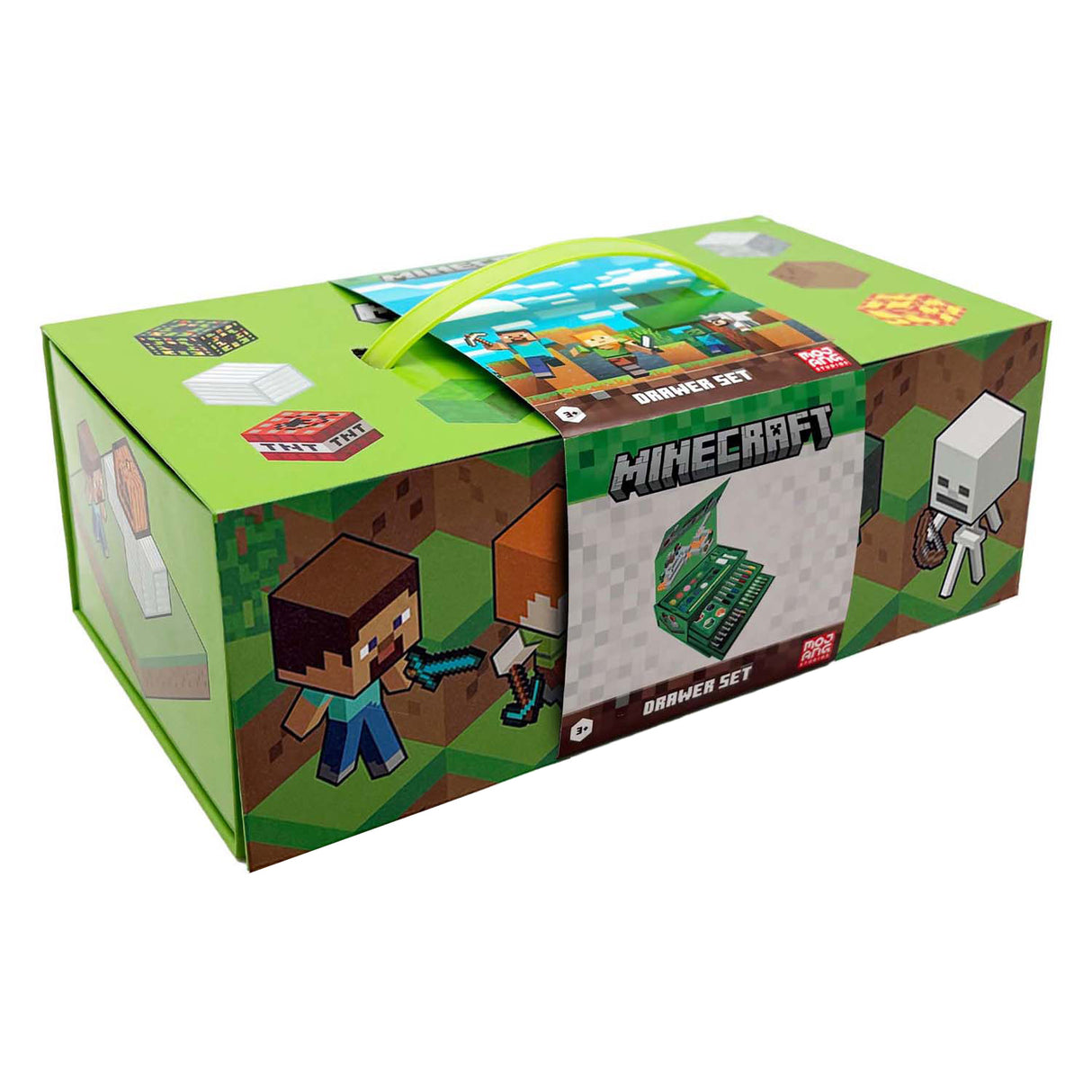 Minecraft coloring suitcase set - 52 pcs.