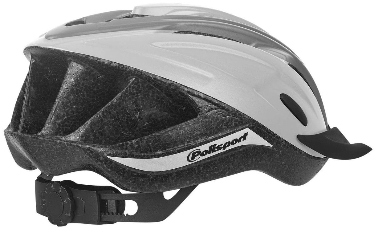Polisport Ride in bicycle helmet M 54-58cm white gray