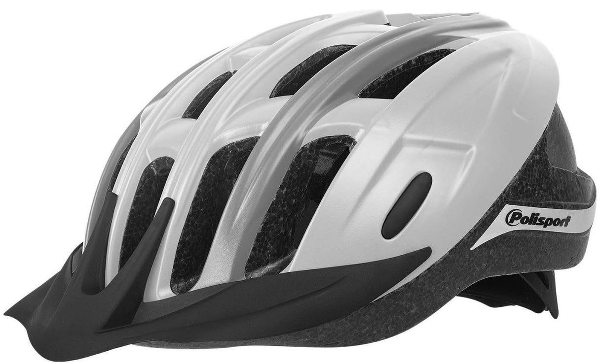 Polisport Ride in bicycle helmet M 54-58cm white gray