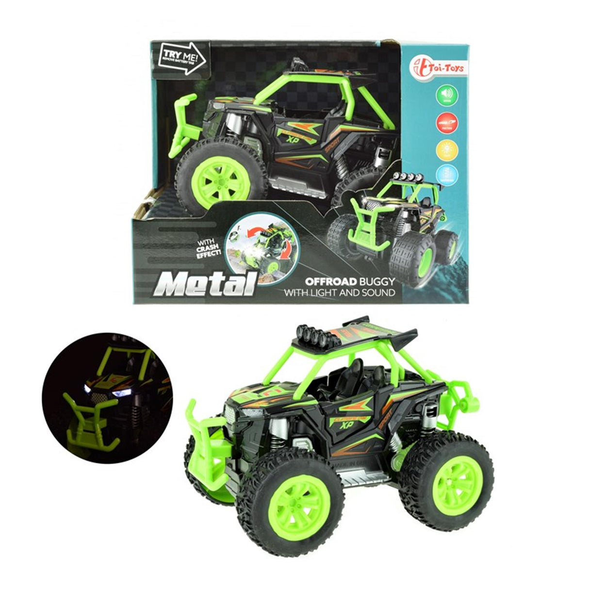 Toi-toys toi toys off-road buggy frictie 19cm
